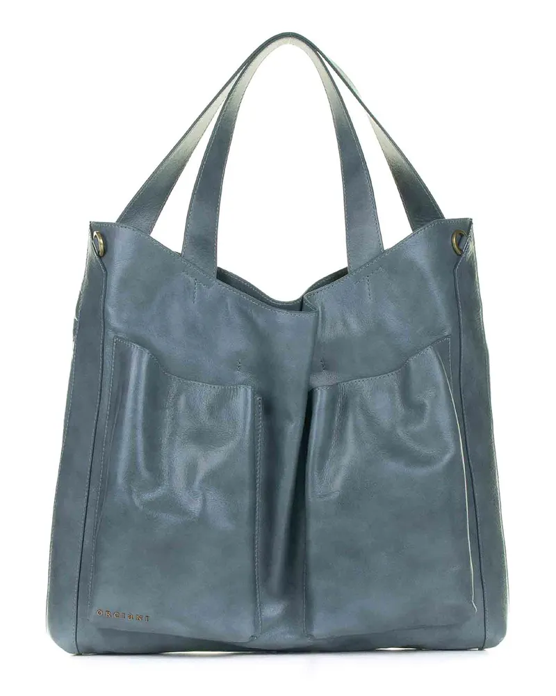 Orciani Schultertasche - Hellblau Hellblau