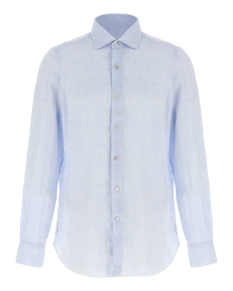 Finamore 1925 Hemd - Hellblau Hellblau