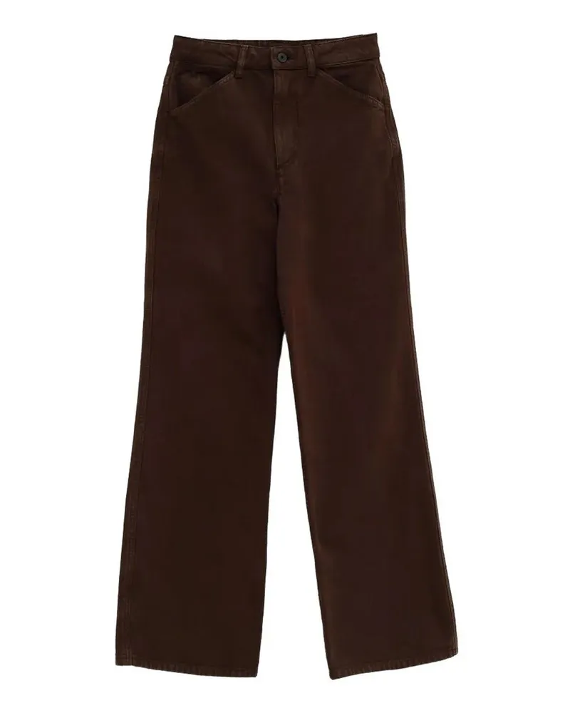 Christophe Lemaire Schlagjeans - Braun Braun