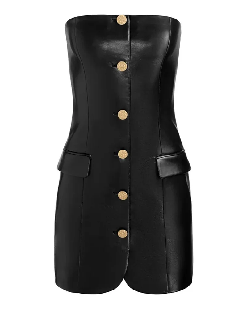 Alice + Olivia Knielanges Kleid - Gelb Gelb