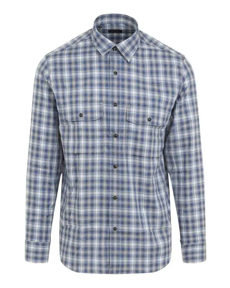 Brioni Hemd - Blau Blau