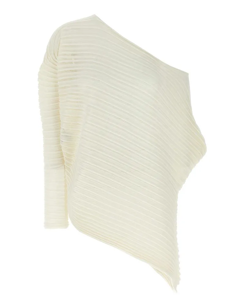 Issey Miyake Top - Weiß Weiß