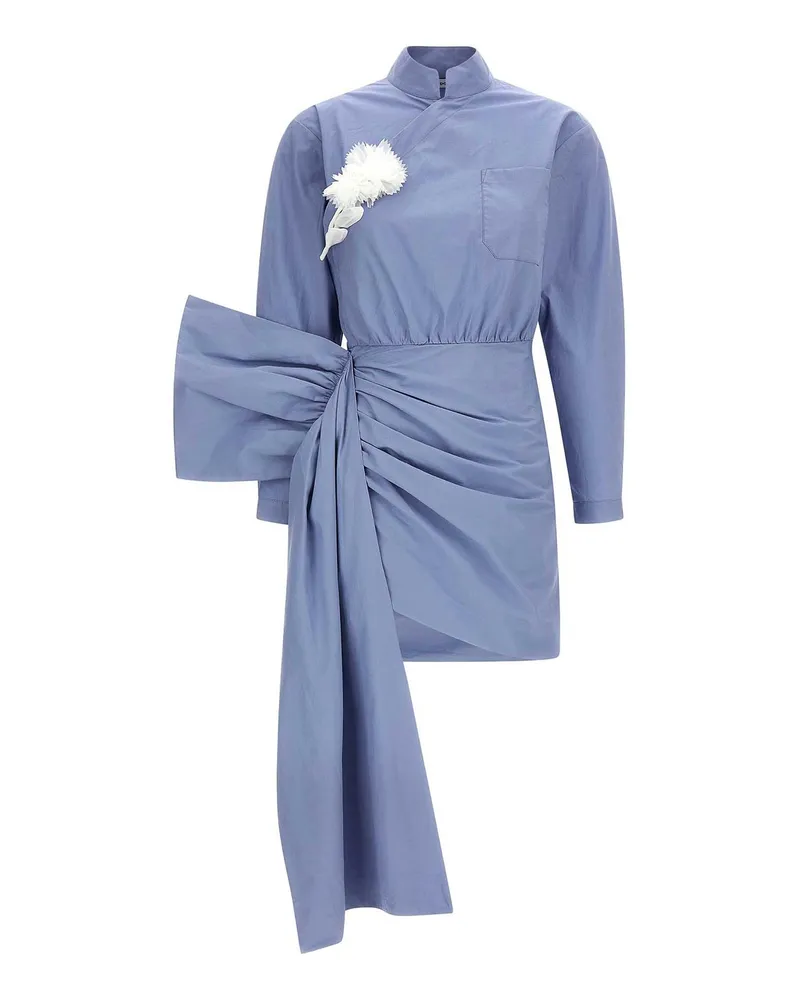 Self-Portrait Rollkragenpullover - Hellblau Hellblau