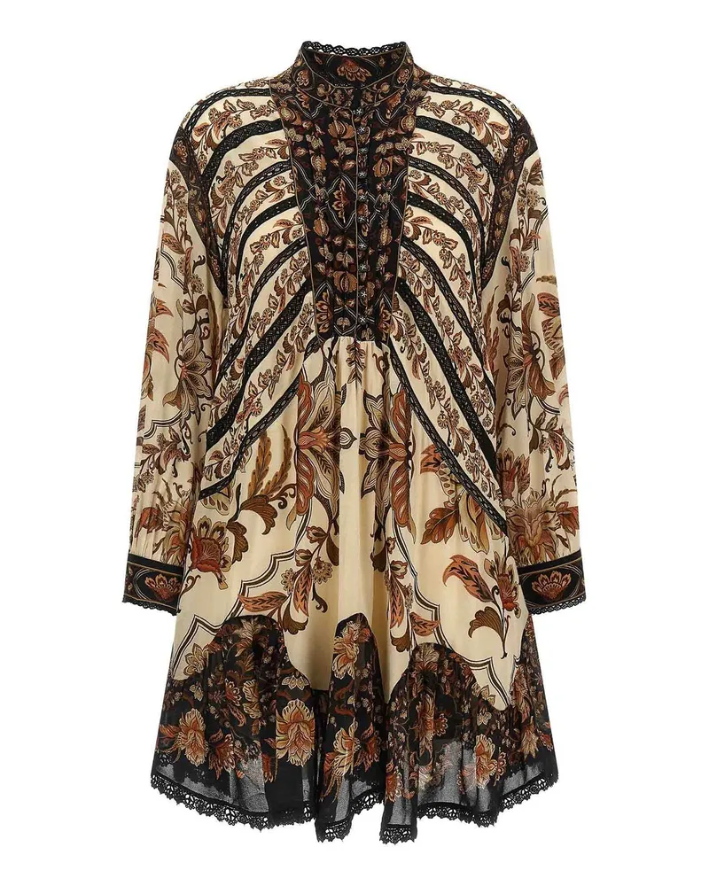 FARM Rio Knielanges Kleid - Beige Beige