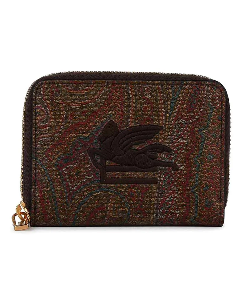 Etro Portemonnaie - Braun Braun