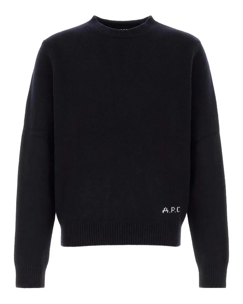 A.P.C. A. P.C. Rundhalspullover - Blau Blau