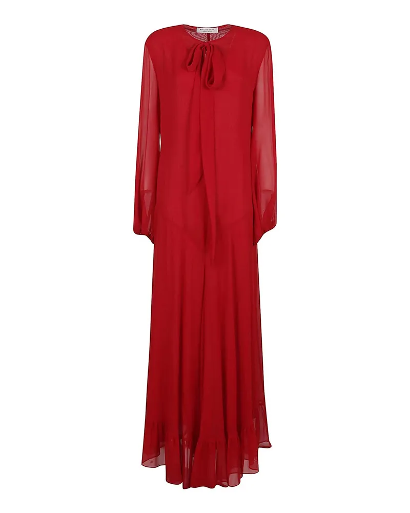 Philosophy Di Lorenzo Serafini Knielanges Kleid - Rot Rot