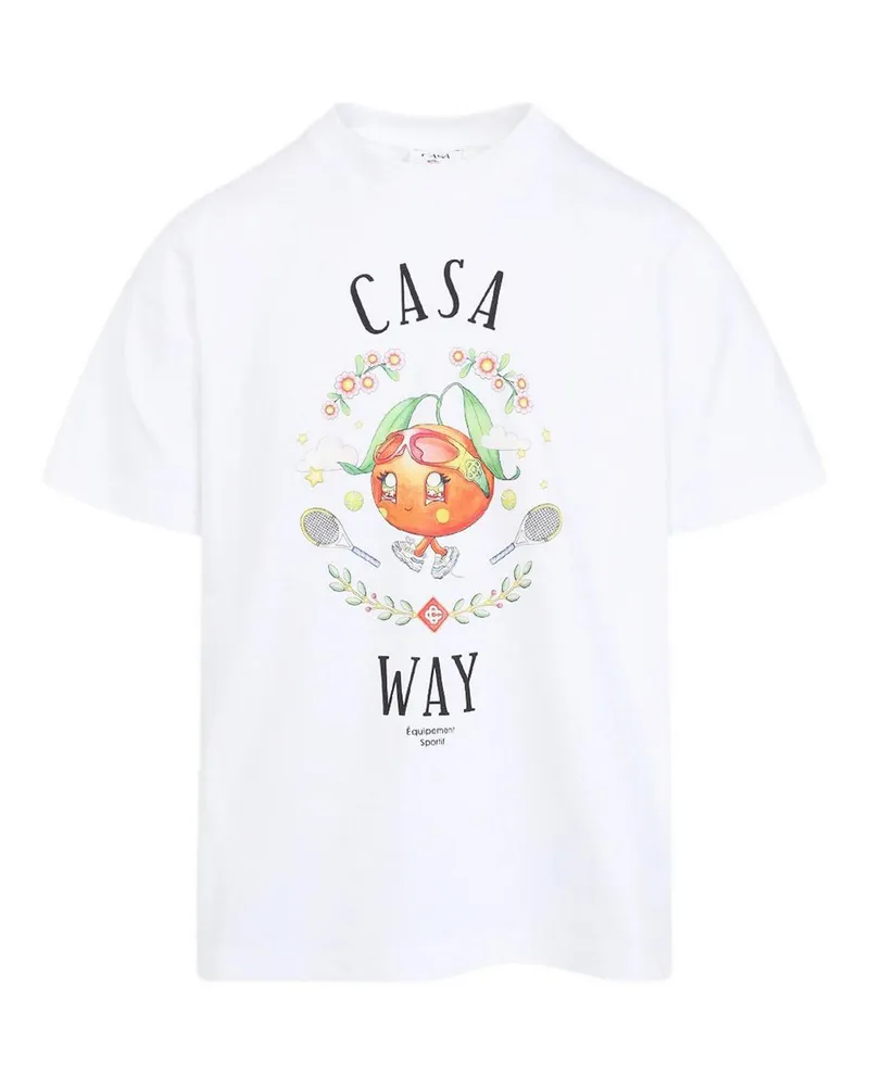 Casablanca Paris T-Shirt - Weiß Weiß