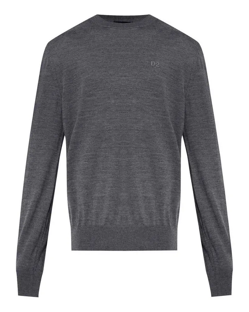 Dsquared2 Rundhalspullover - Grau Grau