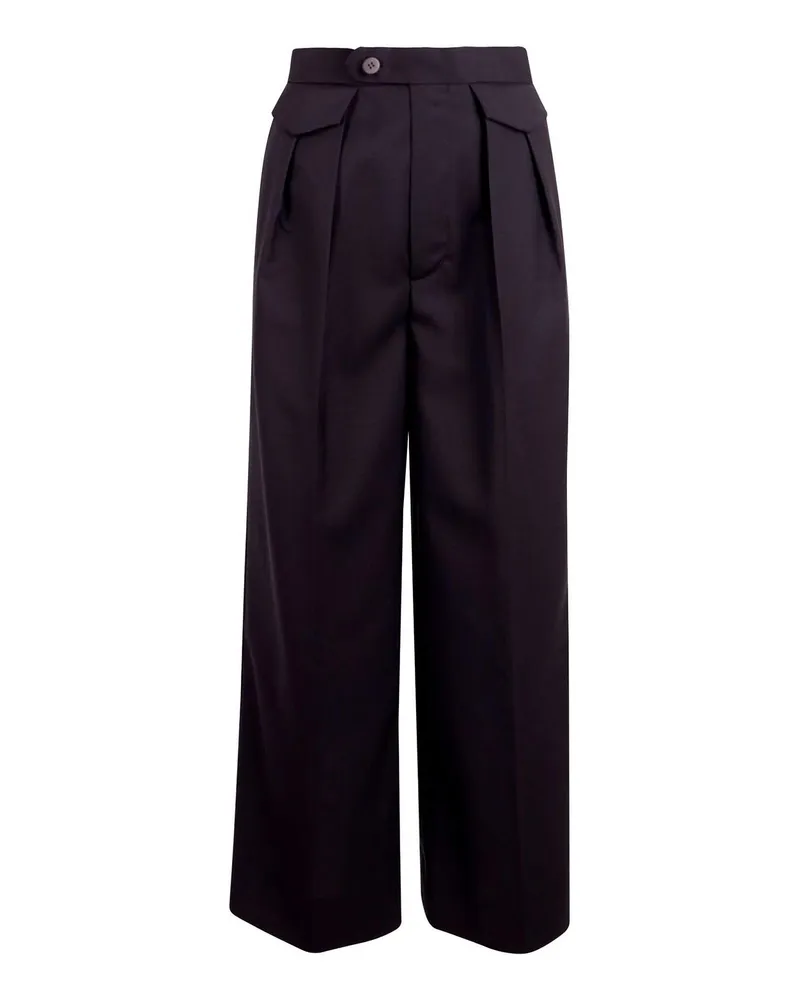 Issey Miyake Casual Hose - Schwarz Schwarz
