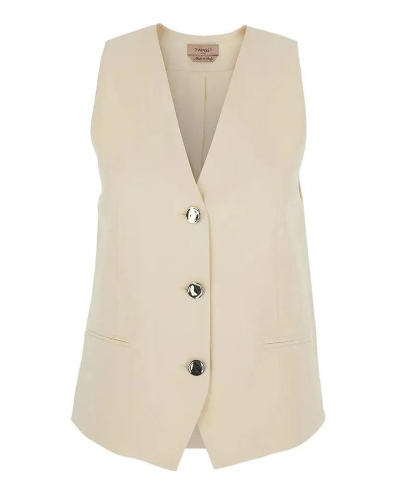 Twin-Set Weste - Orange Beige