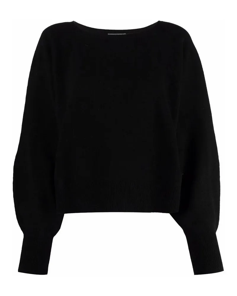 Alberta Ferretti V-Pullover - Schwarz Schwarz