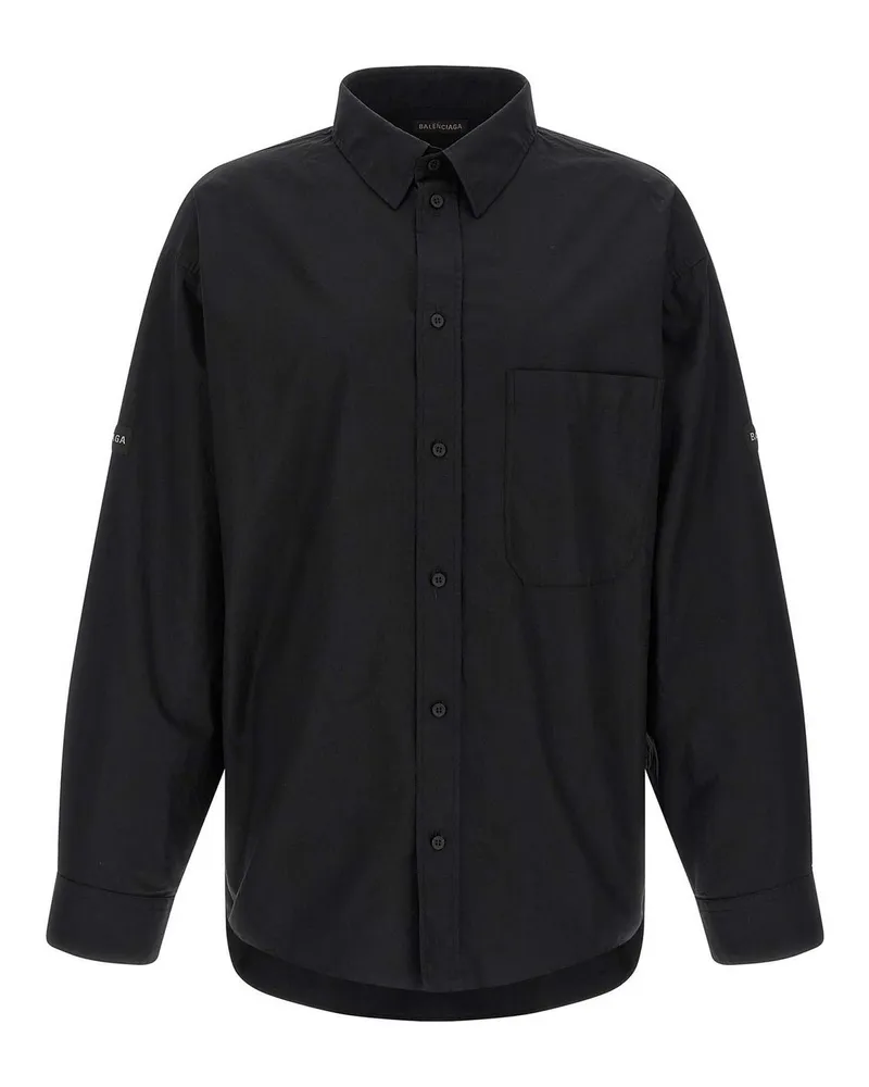 Balenciaga Hemd - Schwarz Schwarz