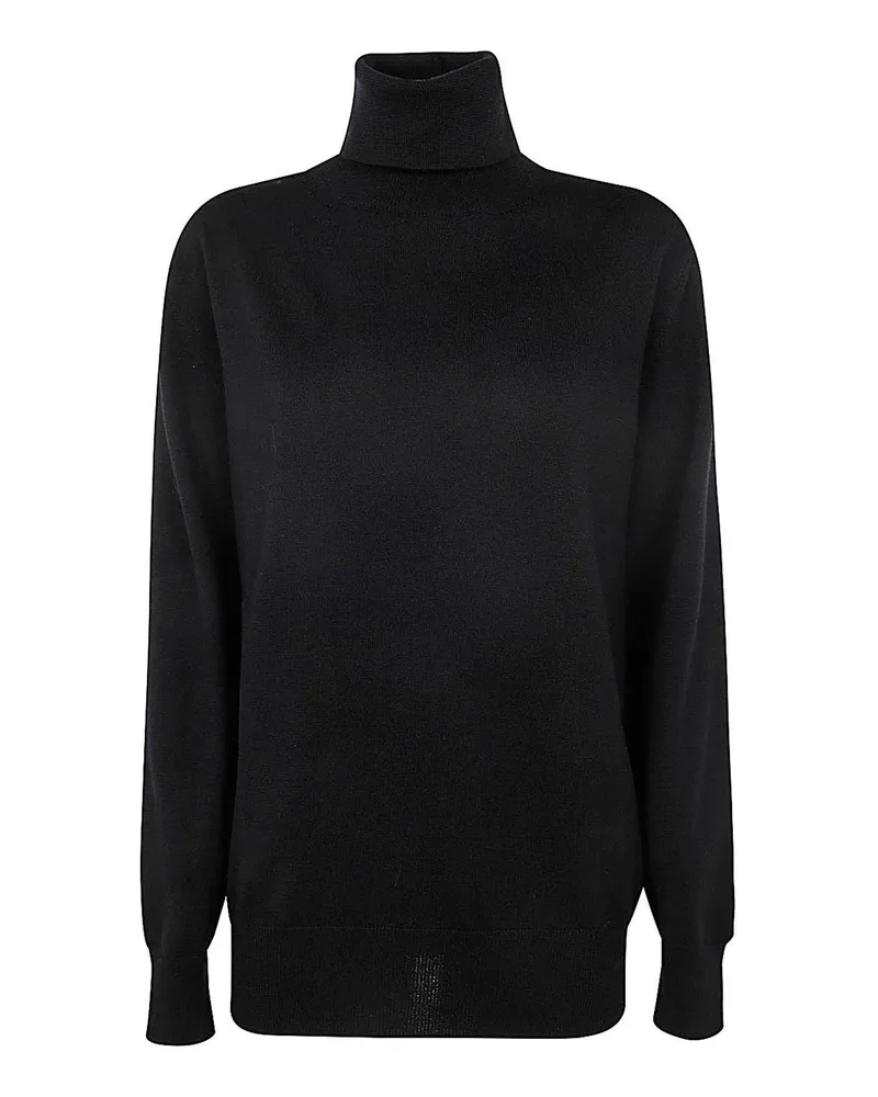 Jil Sander Rollkragenpullover - Schwarz Schwarz
