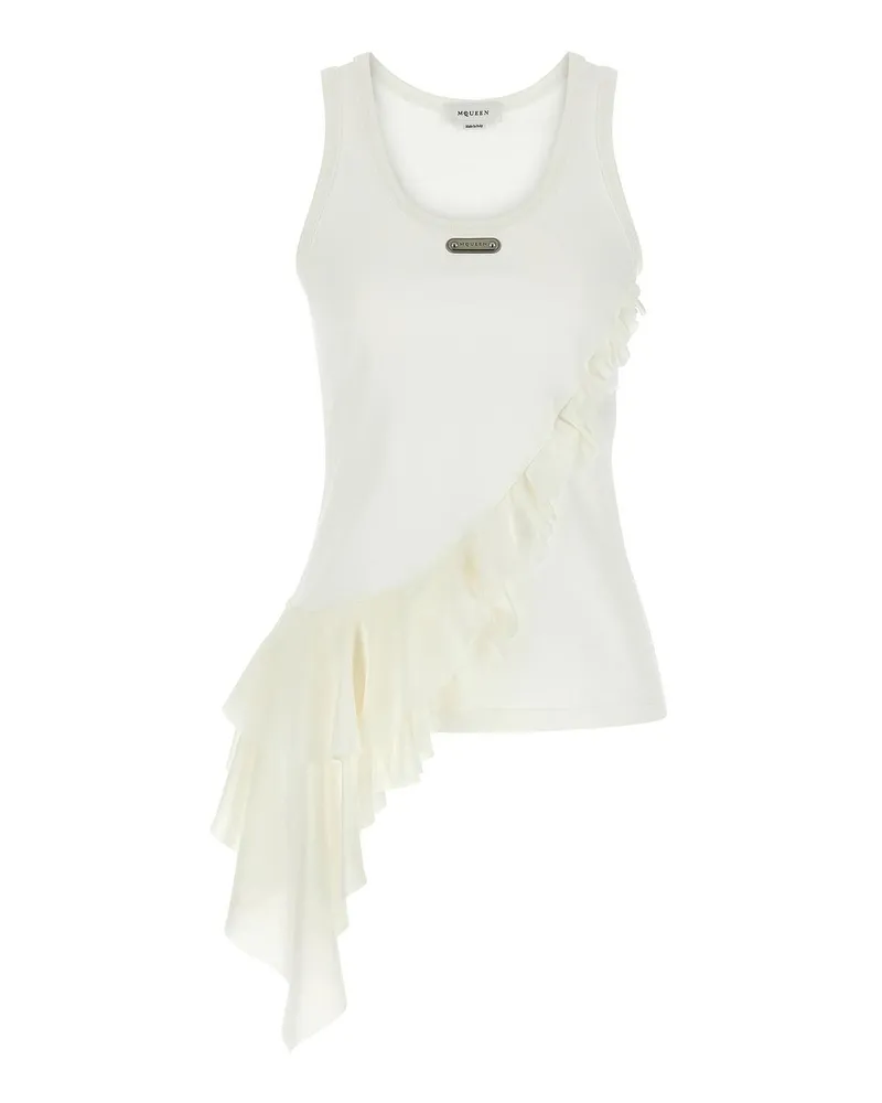 Alexander McQueen Top - Weiß Weiß