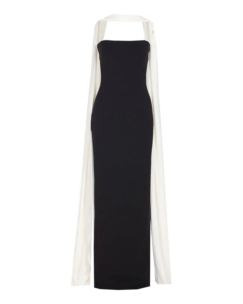 Solace London Maxikleid - Schwarz Schwarz