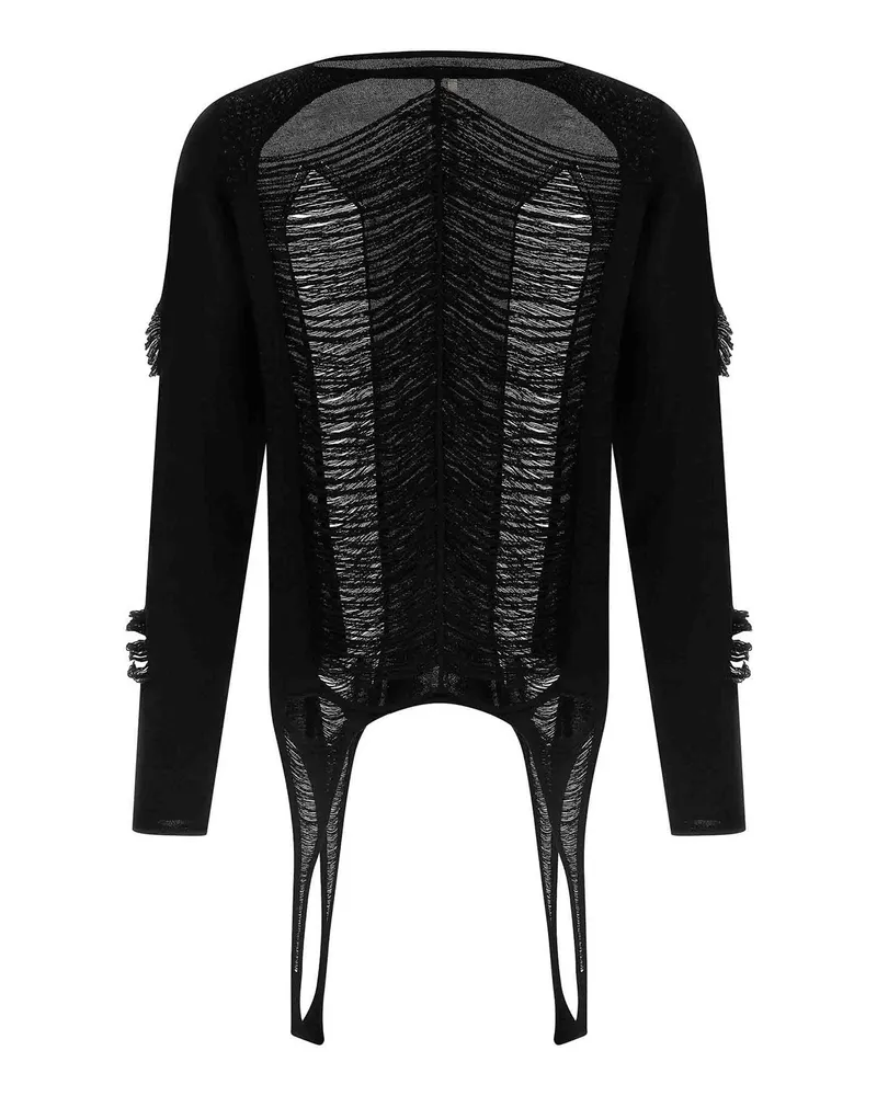 Rick Owens Cardigan - Schwarz Schwarz
