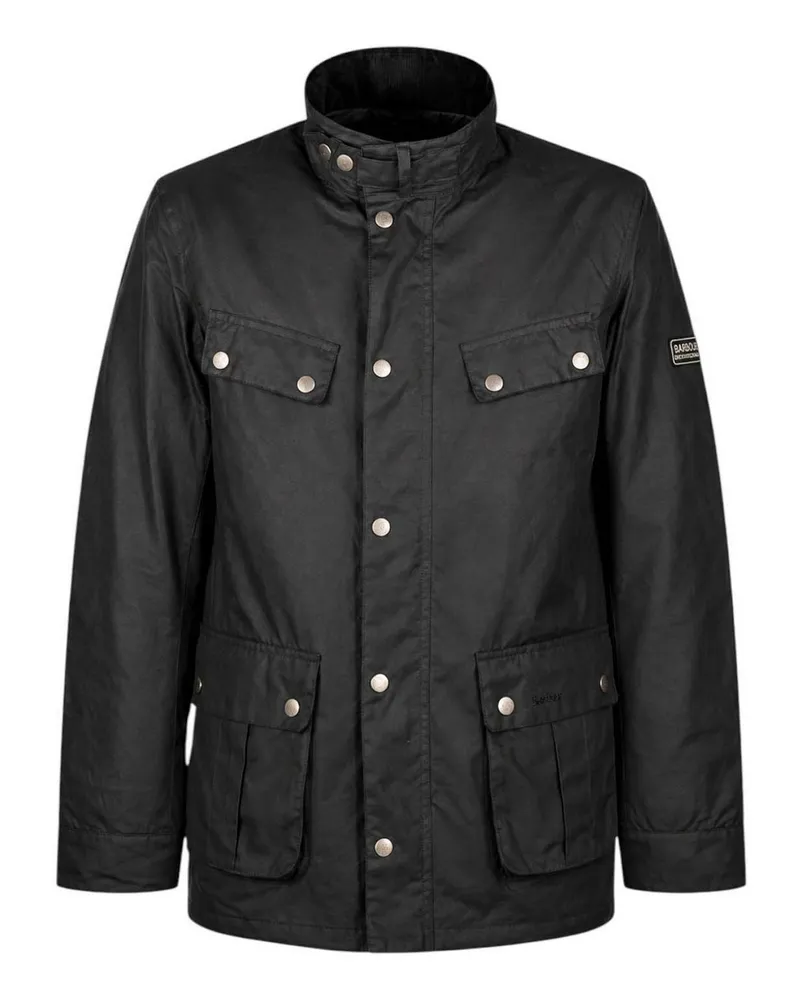 Barbour Knielanger Mantel - Blau Blau
