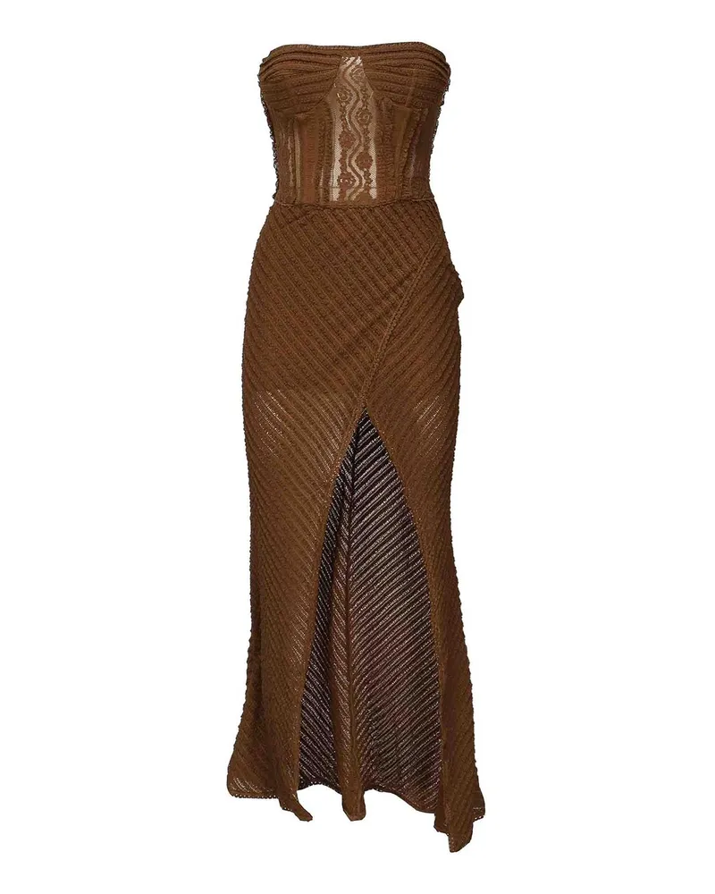 Charo Ruiz Maxikleid - Braun Braun