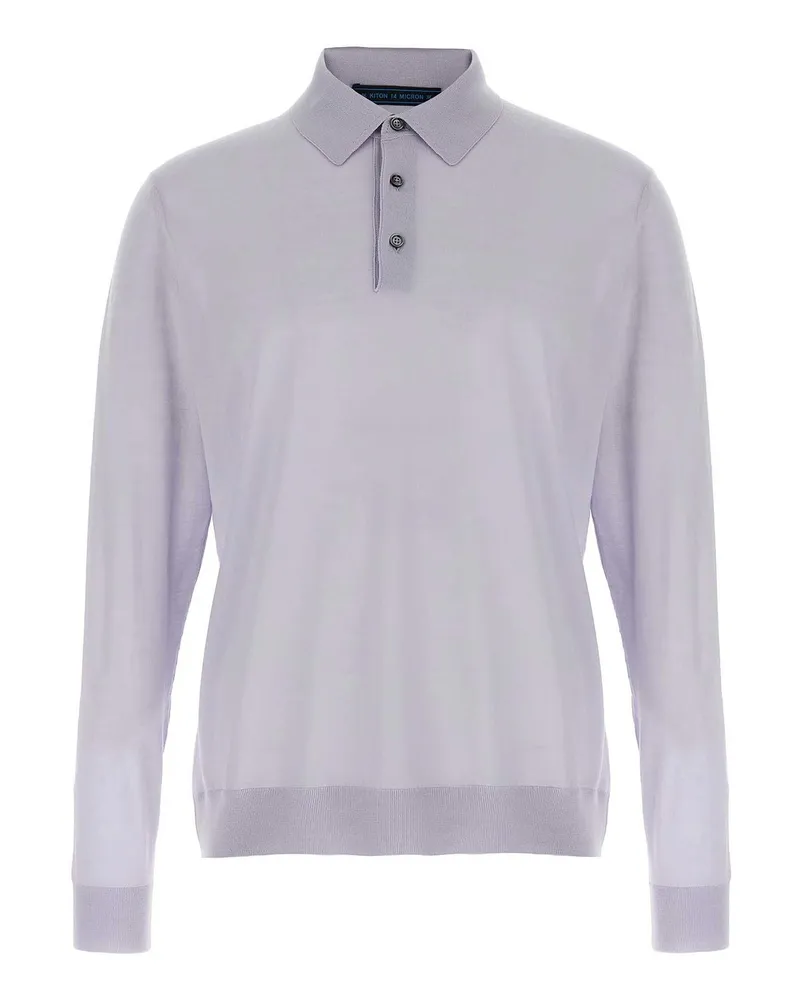 Kiton Poloshirt - Hellblau Hellblau