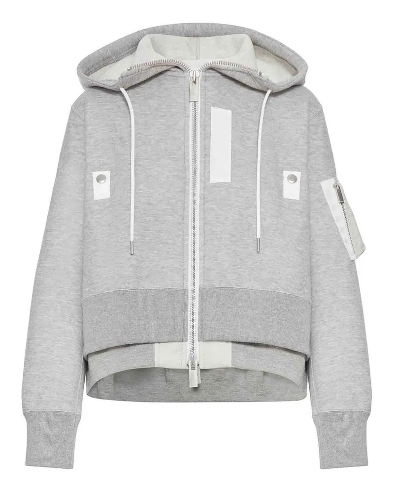 Sacai Sweatshirt - Grau Grau