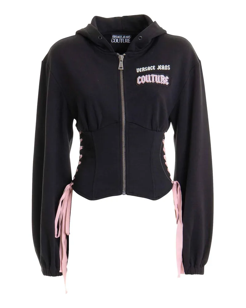 Versace Jeans Rundhalspullover - Schwarz Schwarz