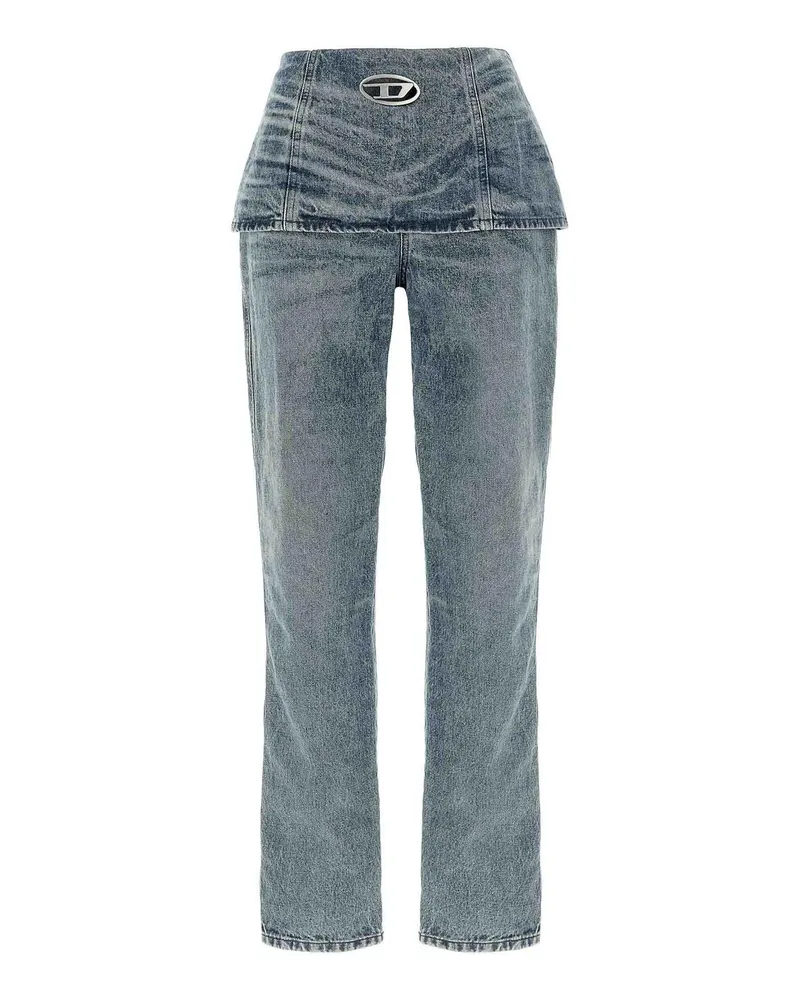 Diesel Straight Leg Jeans - Hellblau Hellblau