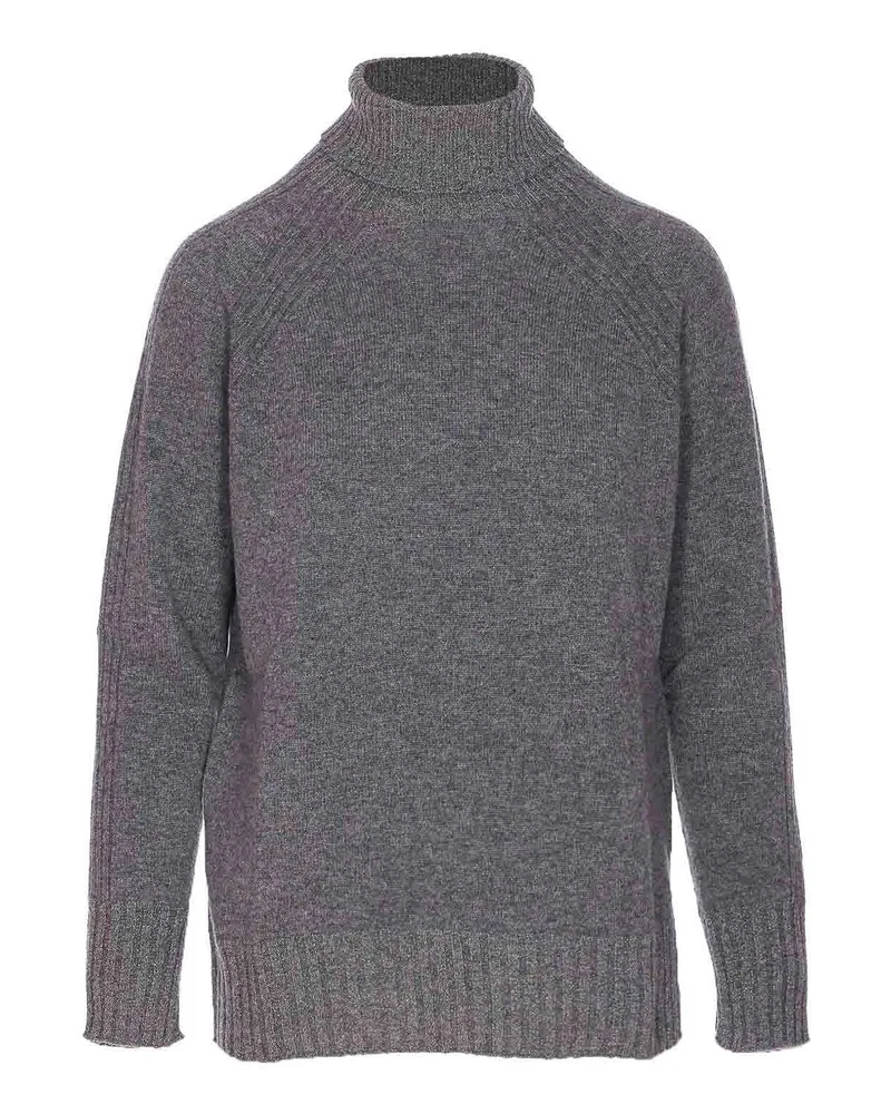 Twin-Set Rundhalspullover - Grau Grau