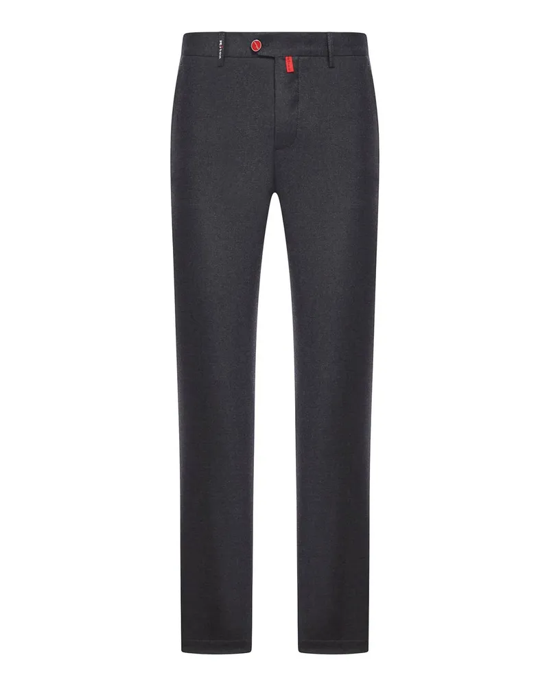 Kiton Casual Hose - Grau Grau
