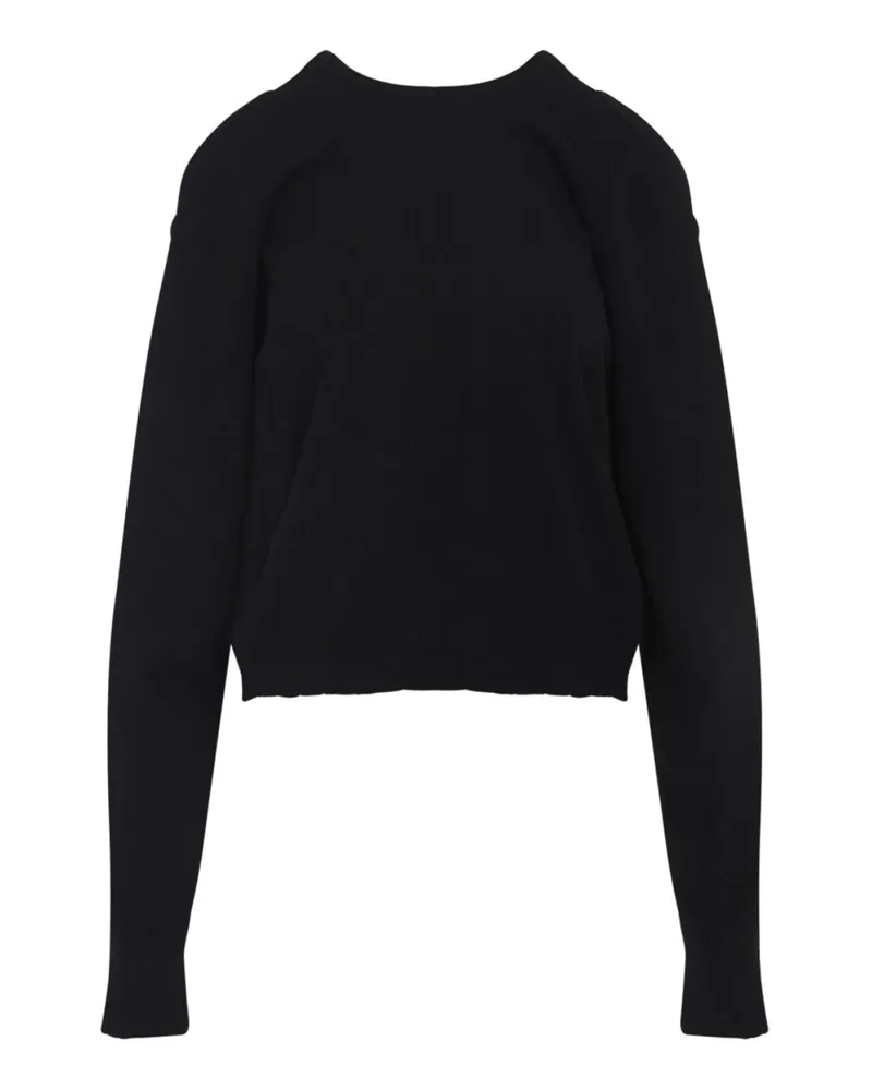 Maison Margiela Rundhalspullover - Schwarz Schwarz