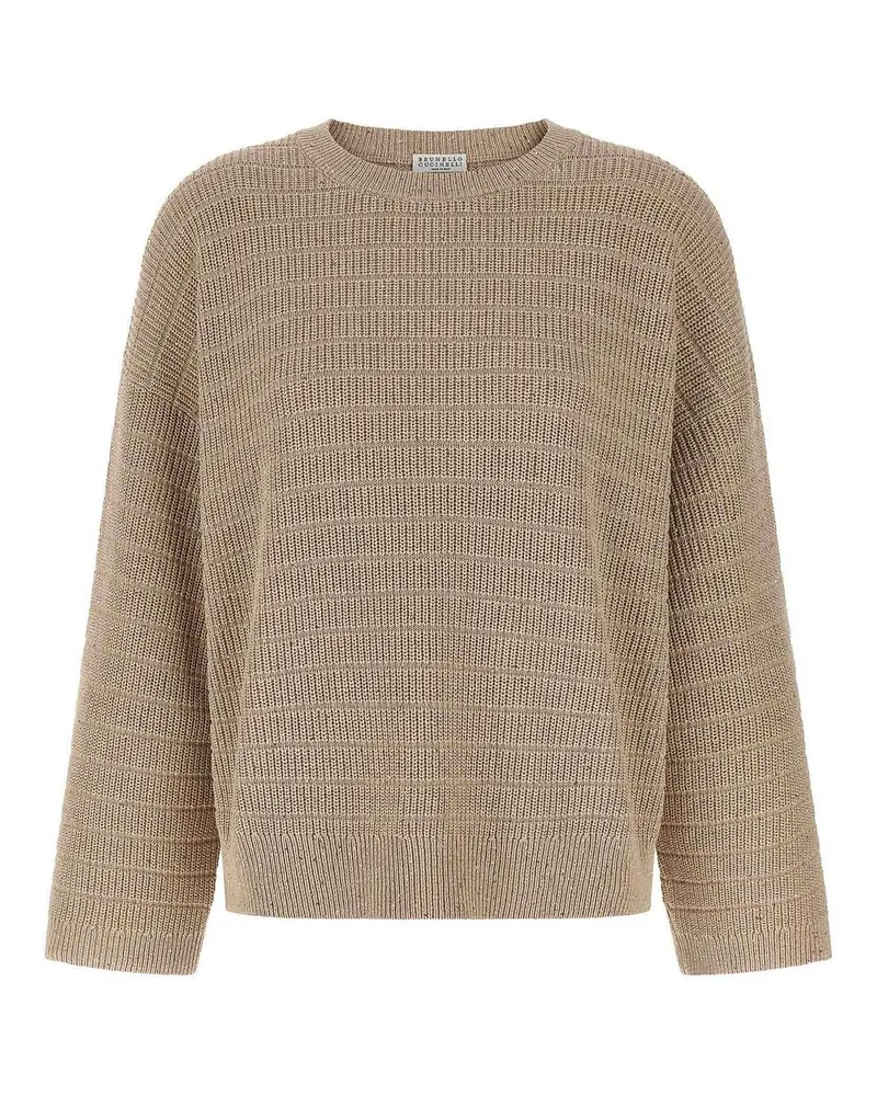 Brunello Cucinelli Rundhalspullover - Beige Beige