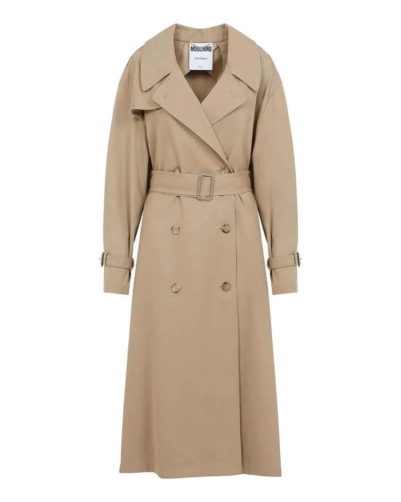 Moschino Kurzer Mantel - Beige Beige