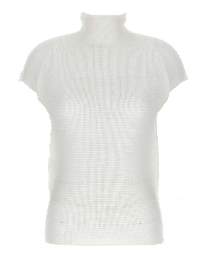 Issey Miyake T-Shirt - Weiß Weiß