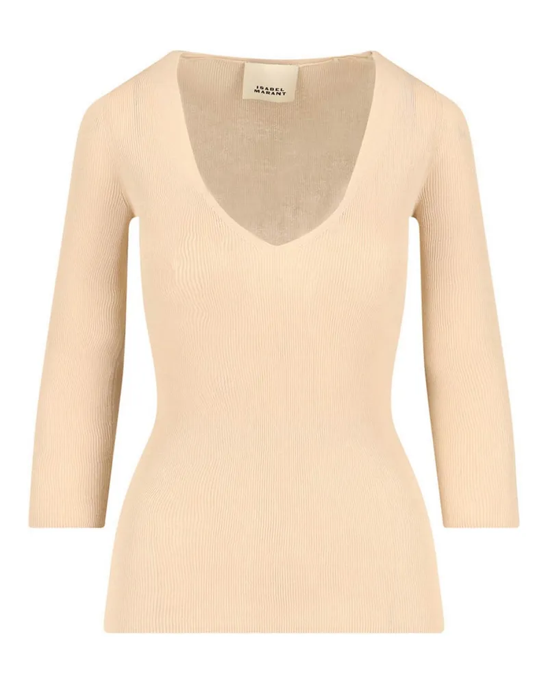 Isabel Marant Rundhalspullover - Beige Beige