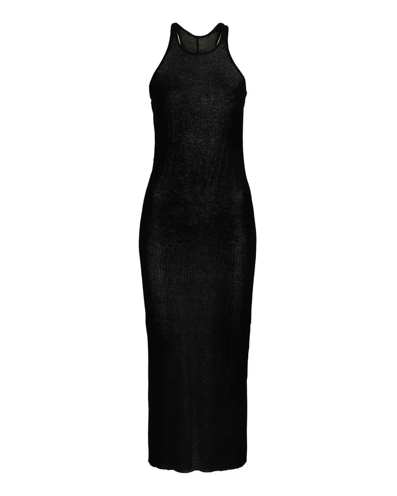 Rick Owens Knielanges Kleid - Schwarz Schwarz