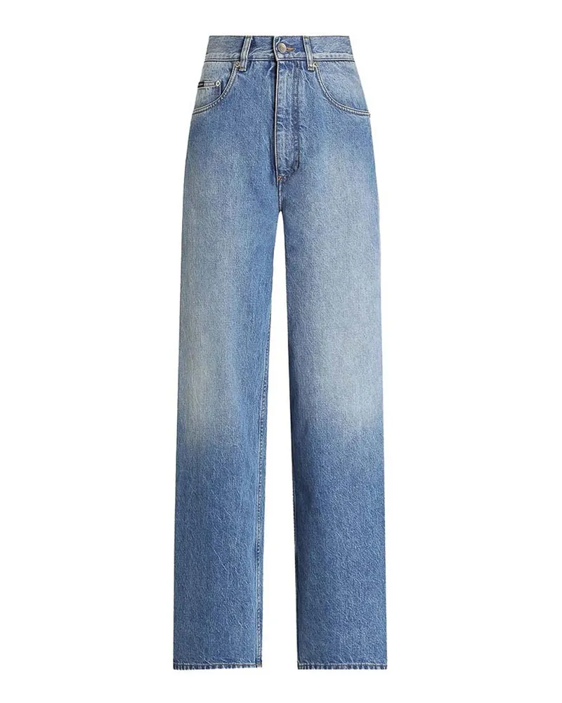 Dolce & Gabbana Straight Leg Jeans - Blau Blau