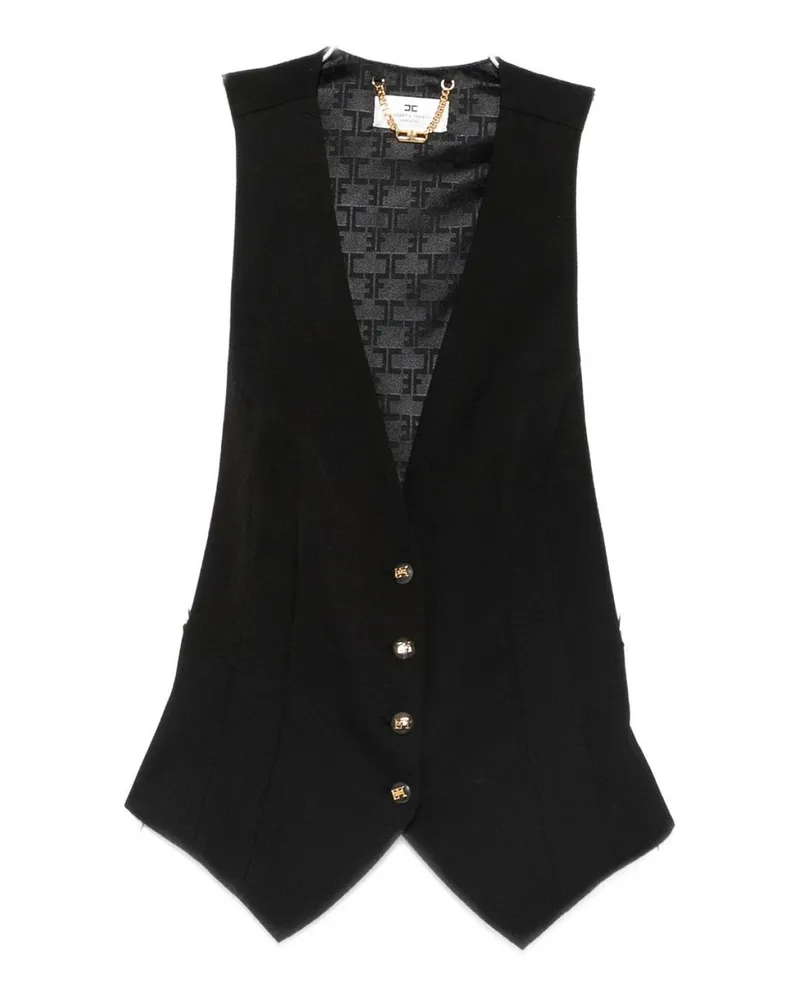 Elisabetta Franchi Weste - Schwarz Schwarz