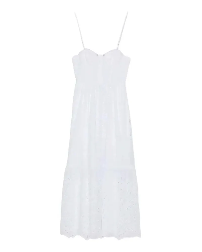 Ermanno Scervino Knielanges Kleid - Weiß Weiß