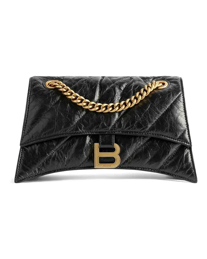 Balenciaga Crush S shoulder bag Schwarz