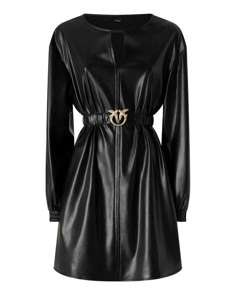 Pinko Kurzes Kleid - Schwarz Schwarz