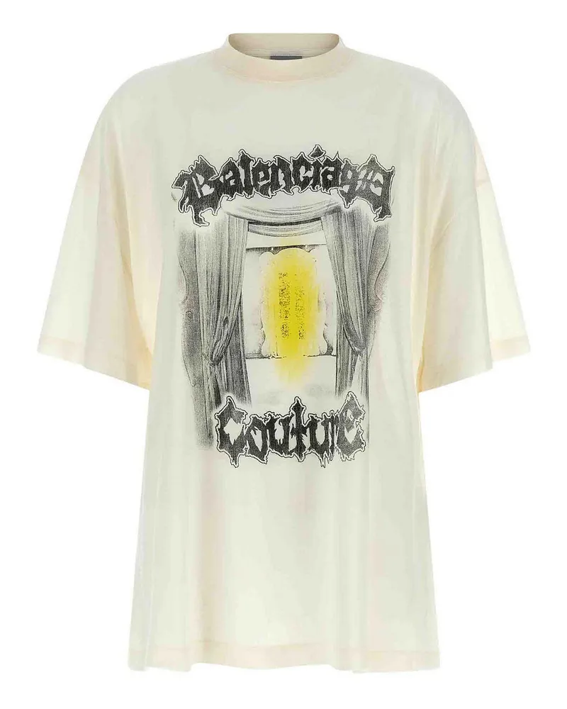 Balenciaga T-Shirt - Weiß Weiß