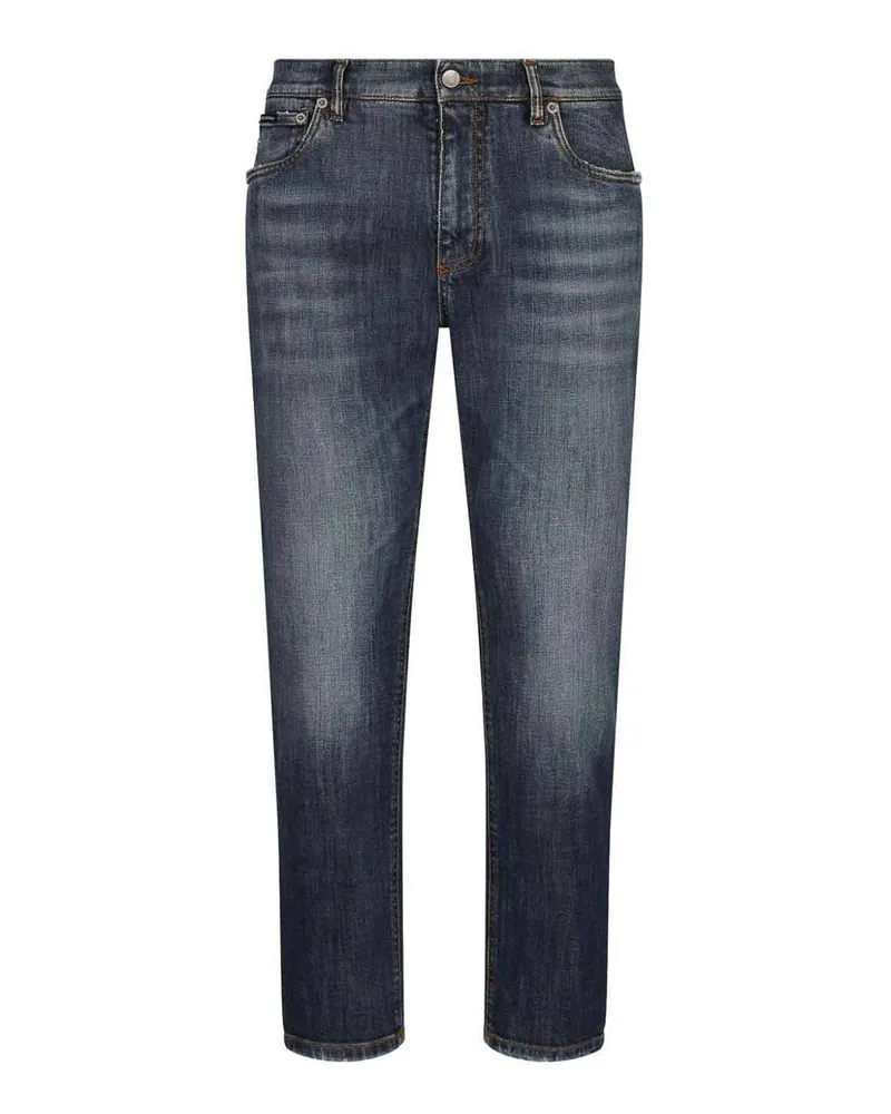Dolce & Gabbana Bootcut Jeans - Dunkles Jeansblau Dunkles