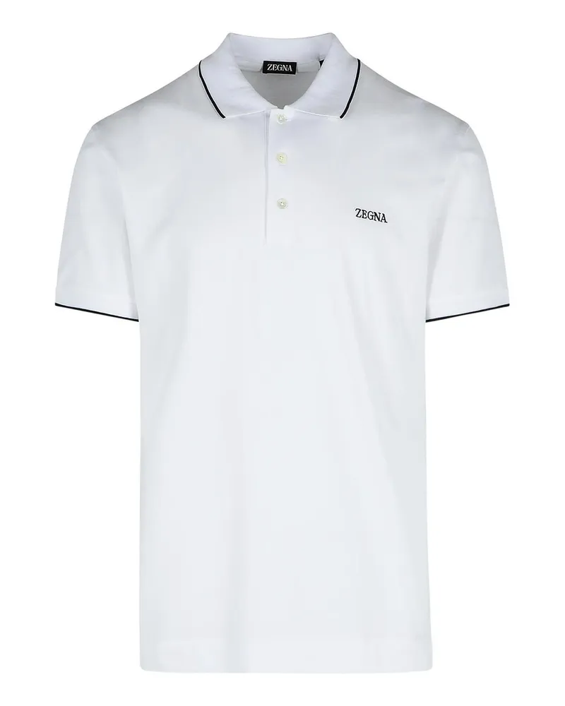 Ermenegildo Zegna Poloshirt - Weiß Weiß