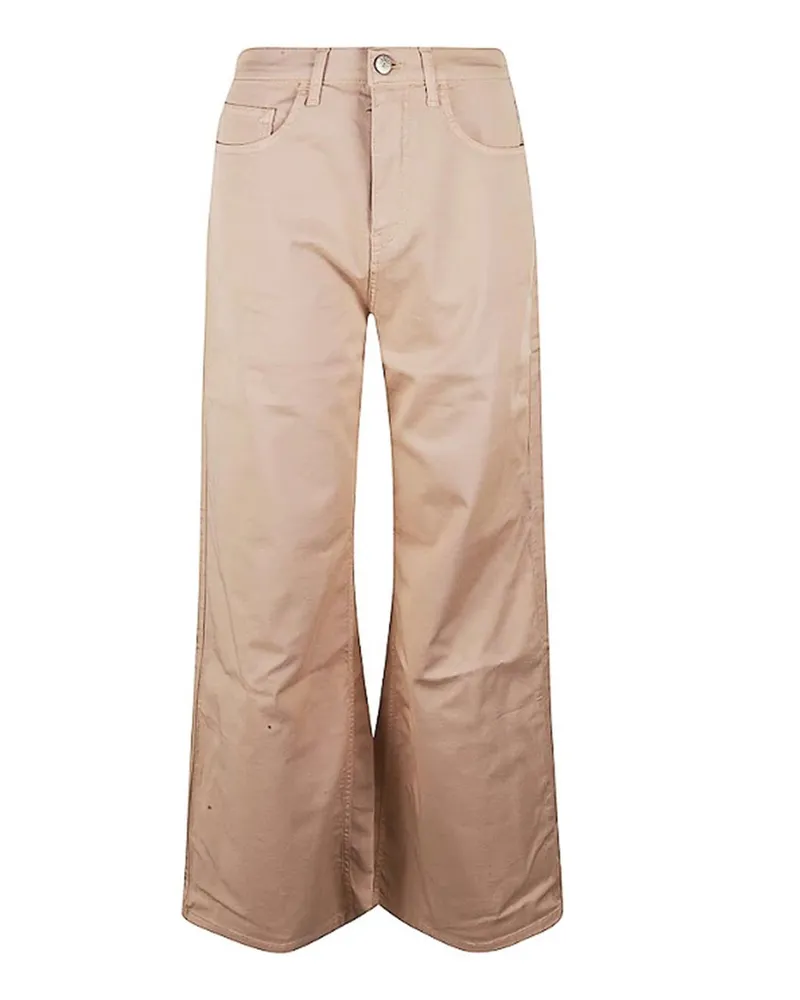 Re-HasH Casual Hose - Schwarz Beige