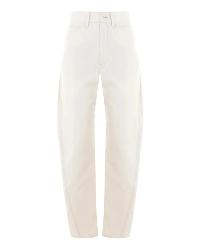 Christophe Lemaire Casual Hose - Weiß Weiß