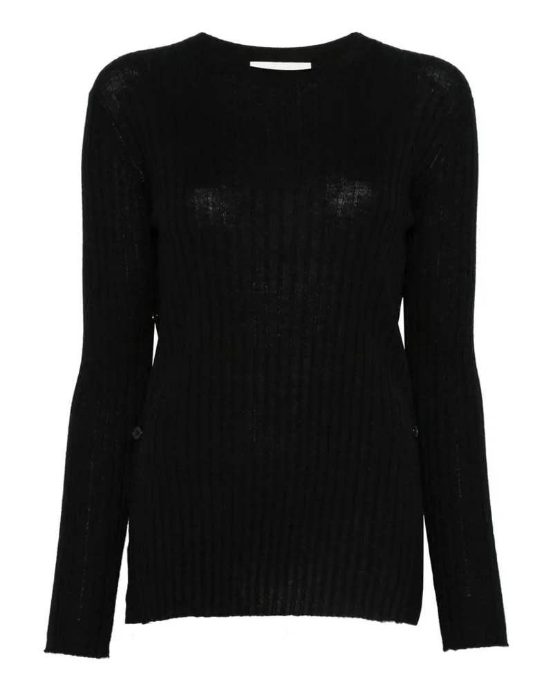 Lisa Yang U-Boot-Pullover - Schwarz Schwarz