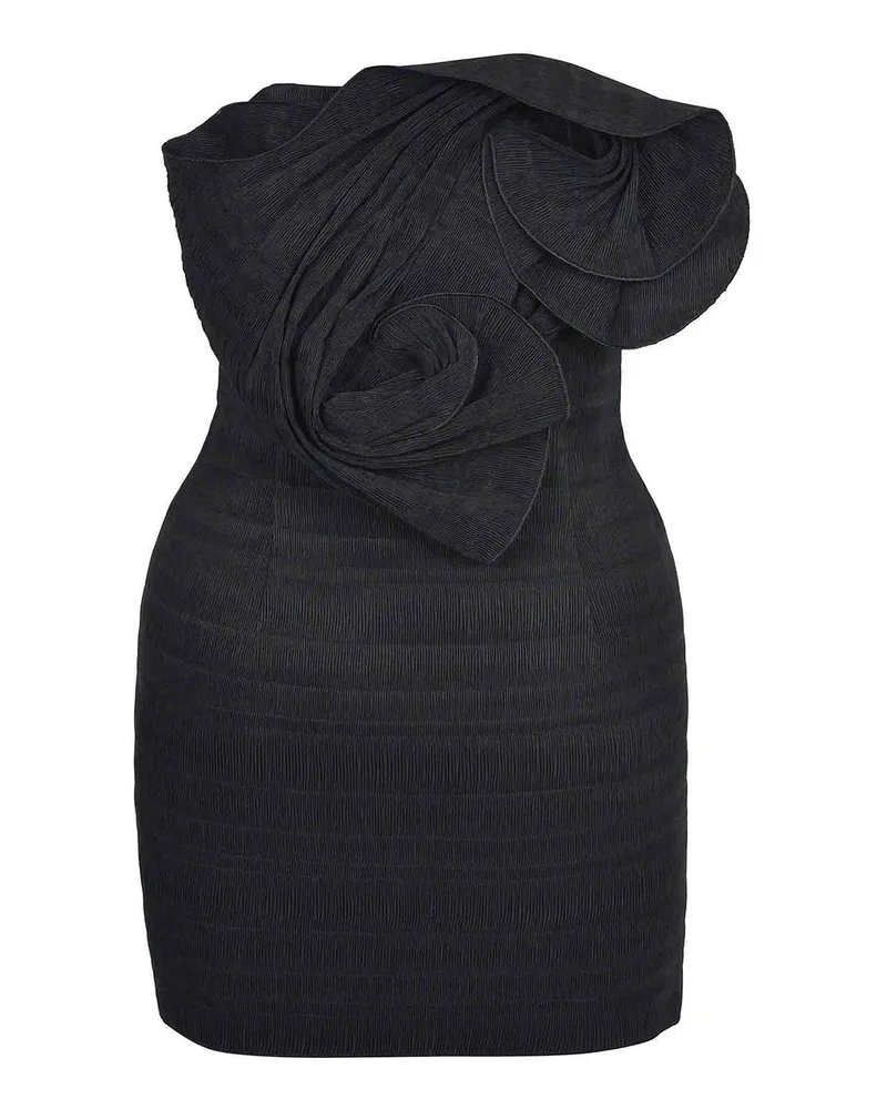 Magda Butrym Knielanges Kleid - Schwarz Schwarz