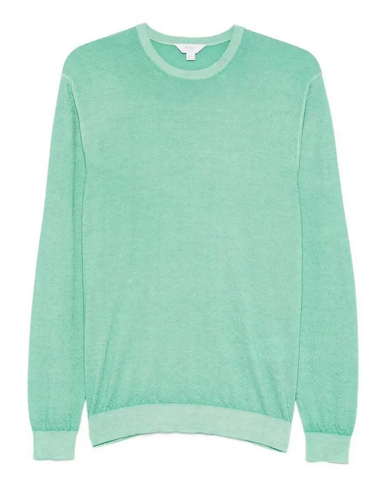 Malo Rundhalspullover - Grün Grün