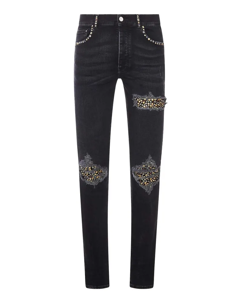 Amiri Skinny Jeans - Schwarz Schwarz