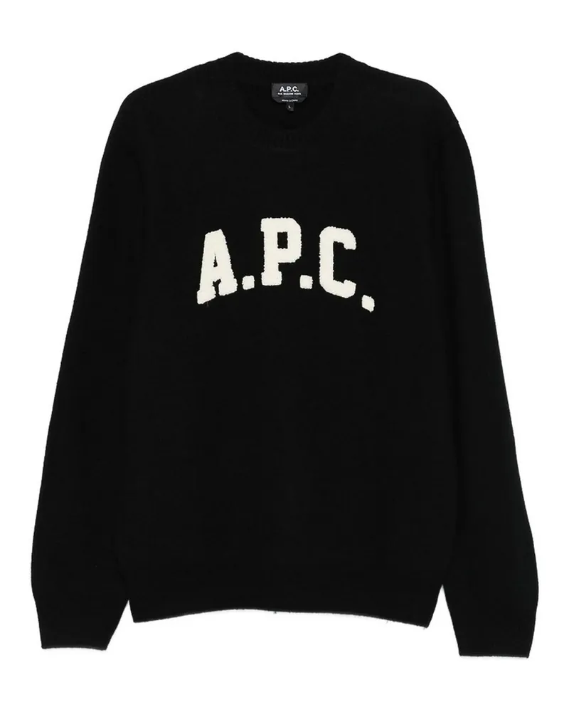 A.P.C. A. P.C. Rundhalspullover - Schwarz Schwarz